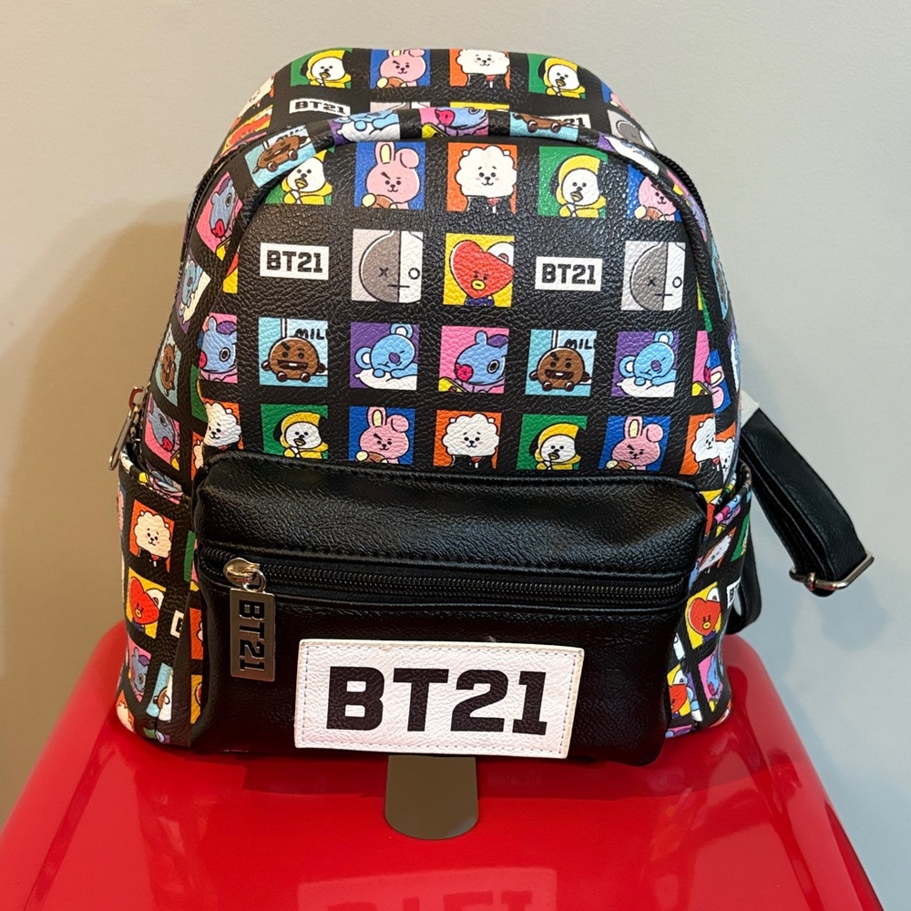 BT21 Colorful Character Mini Backpack